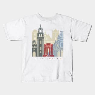 Tegucigalpa skyline poster Kids T-Shirt